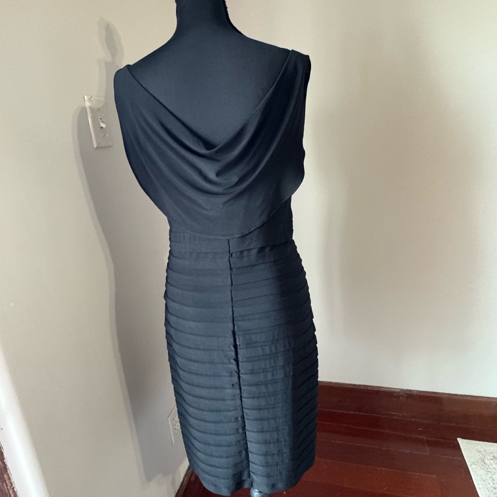 Scarlett Nite Black Mini Dress with Silver Accents brand new